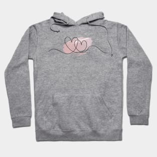 Valentines Day Hearts Hoodie